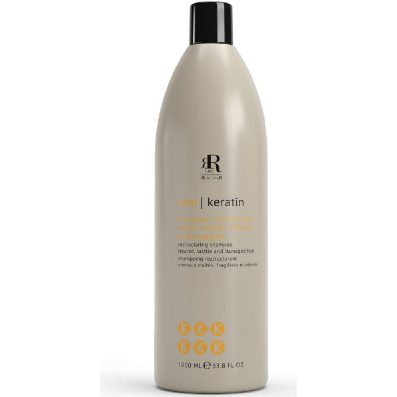 Rline Відновлюючий шампунь для пошкодженого волосся Keratin Star, 1000 мл