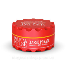 Червона віск-помада для волосся "CLASSIC POMADE" INFUSE, 150мл, IMMORTAL