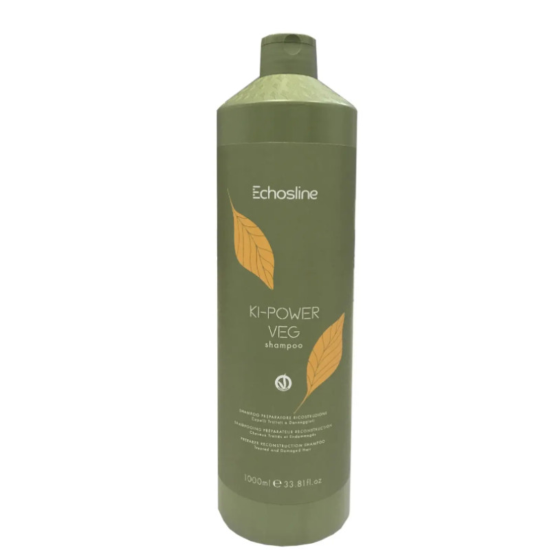 Echosline Шампунь "VEGAN KI-POWER" для реконструкції пошкодженного волосся 1000мл