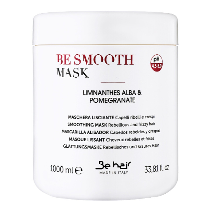 Be Hair Маска з ефектом розгладження з екстрактом гранату, олією лімнантес Альба "Be Smooth" 1000мл