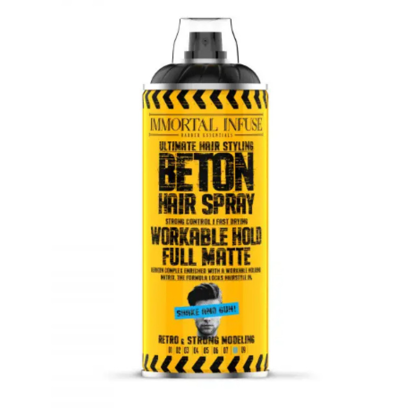 IMMORTAL INFUSE Спрей для волосся "IMMORTAL INFUSE BETON" повністю матовий 500мл
