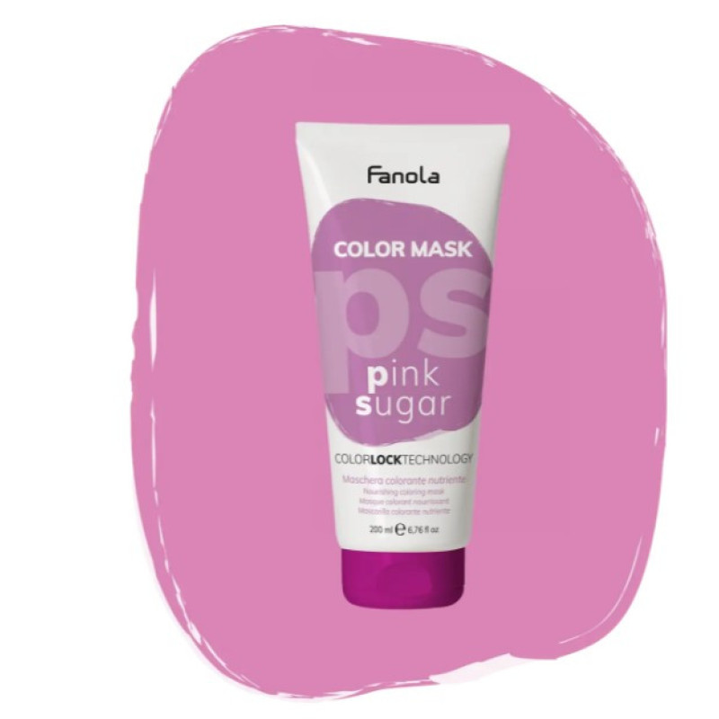 Fanola Маска тонуюча для живлення та зволоження рожевий цукор 200мл