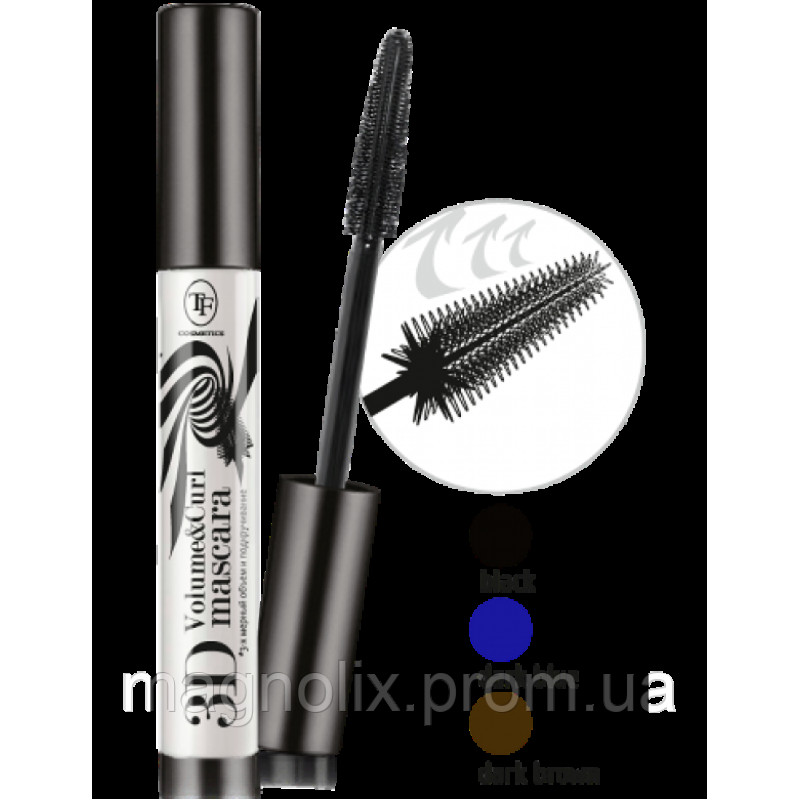 Туш для вій 3D Volume Curl 10,5 мл, TF Cosmetics