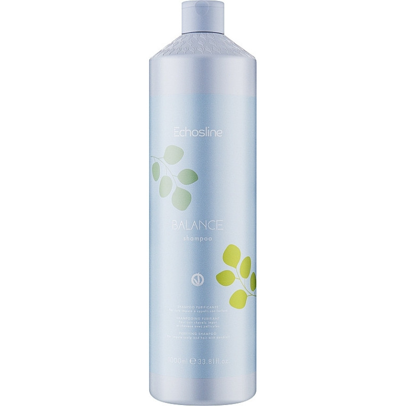 Echosline Шампунь "VEGAN BALANCE" очищюючий проти лупи, 1000 мл