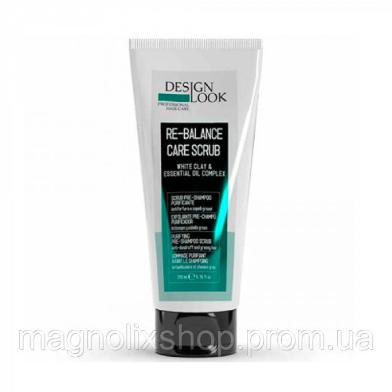Скраб для балансу шкіри гололви RE-BALANCE 200мл Design Look