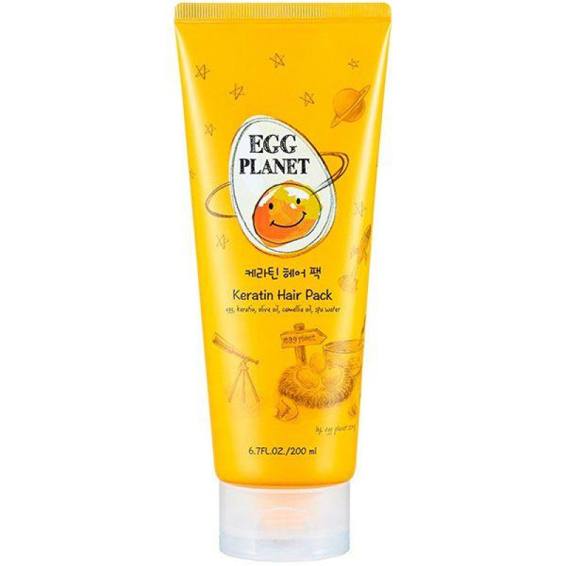 DAENG GI MEO RI Маска з кератином для пошкодженого волосся "Egg Planet Keratin Hair Pack" 200мл