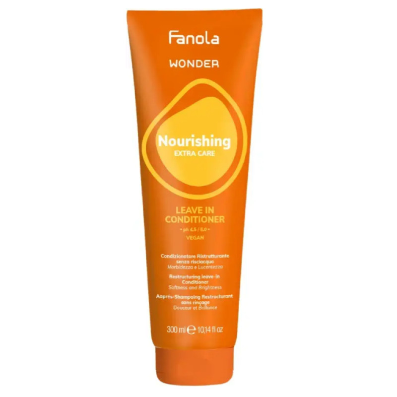 Fanola Незмивний кондиціонер для зволоження та блиску волосся "Nourishing Extra Care" Wonder Vegan 300мл