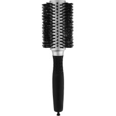 Olivia Garden Браш Термо ESSENTIAL BLOWOUT Soft Boar Bristles Silver 35