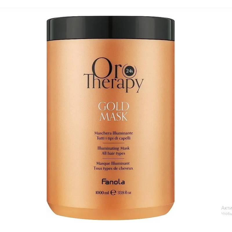 Fanola Oro Therapy Відновлююча маска для волосся з золотом , 1000 мл