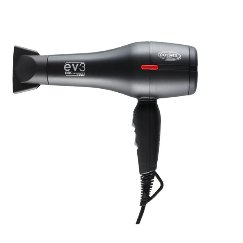 Coifin Фен "EV3 R&Kompressor system 2 скор. 4 темп.,охл.ЧЕРНЫЙ 2100-2300 W,