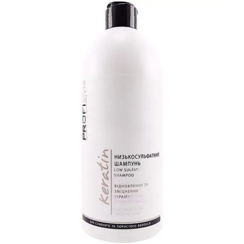 PROFIStyle Шампунь KERATIN "відновлення та живлення" низькосульфатний з кератином 500мл