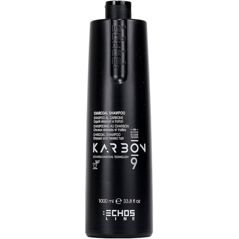 Echosline Шампунь "KARBON 9" очищуючий з активованим вугіллям 1000мл