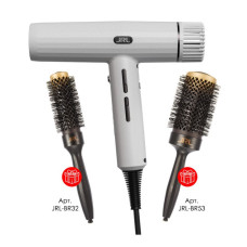 JRL Акційний набір фен Forte Pro H + щітки JRL-BR32 та JRL-BR3 в подарунок (білий) JRL-FP2401W