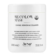 Be Hair Маска з чорною ікрою, кератином та колагеном для фарбованого волосся pH4.0 "Be color" 1000мл