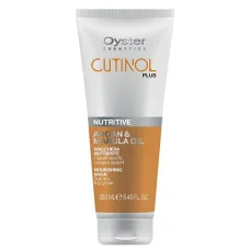 Oyster CUTINOL PLUS NUTRITIVE Маска з олією аргани та марули для сухого, пористого волосся 250мл